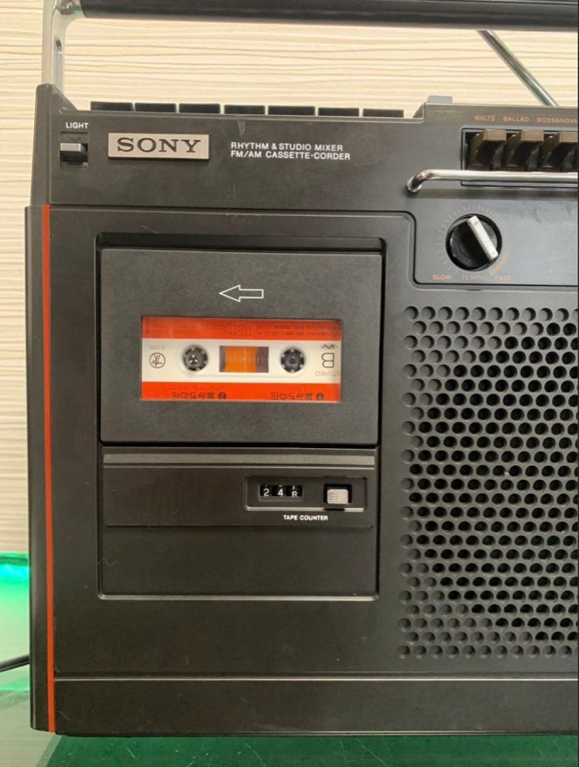 動作品SONY ソニー ラジカセ CF-9000 リズムカプセルメンテナンス済み