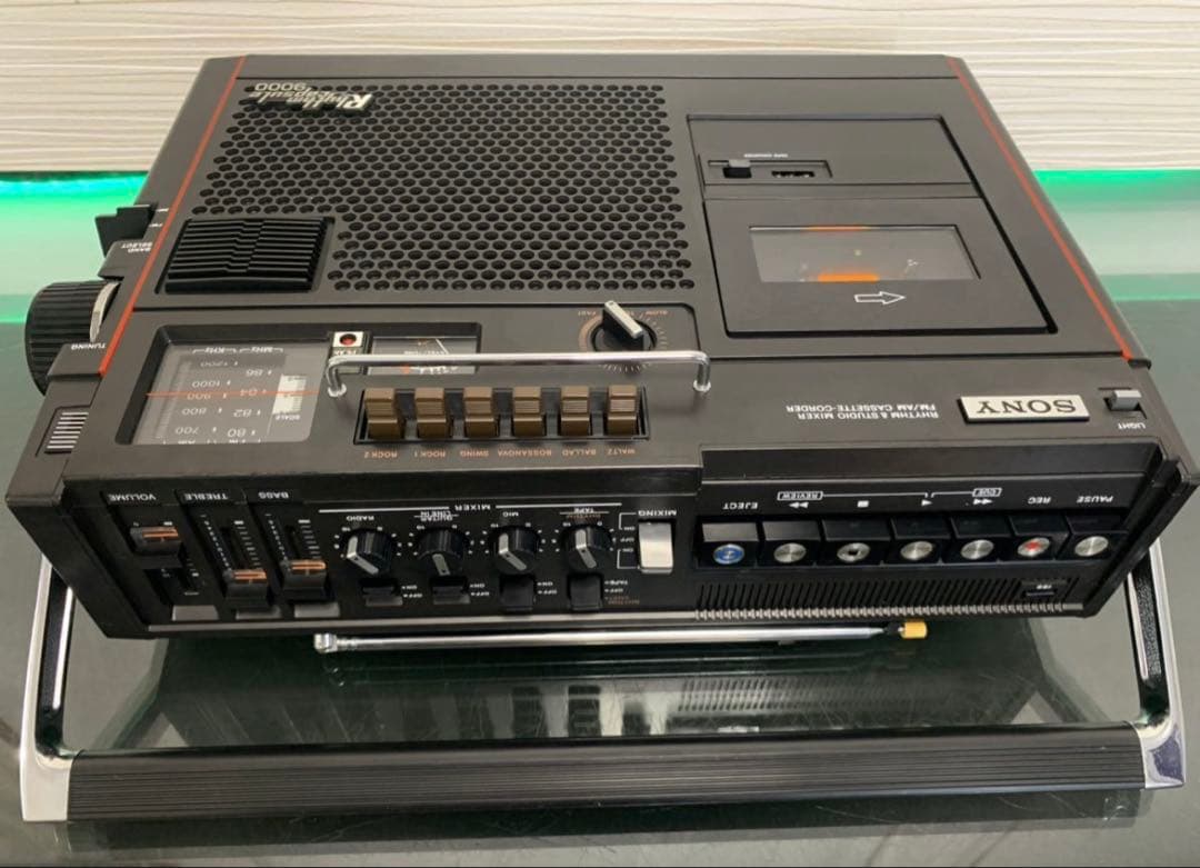 動作品SONY ソニー ラジカセ CF-9000 リズムカプセルメンテナンス済み