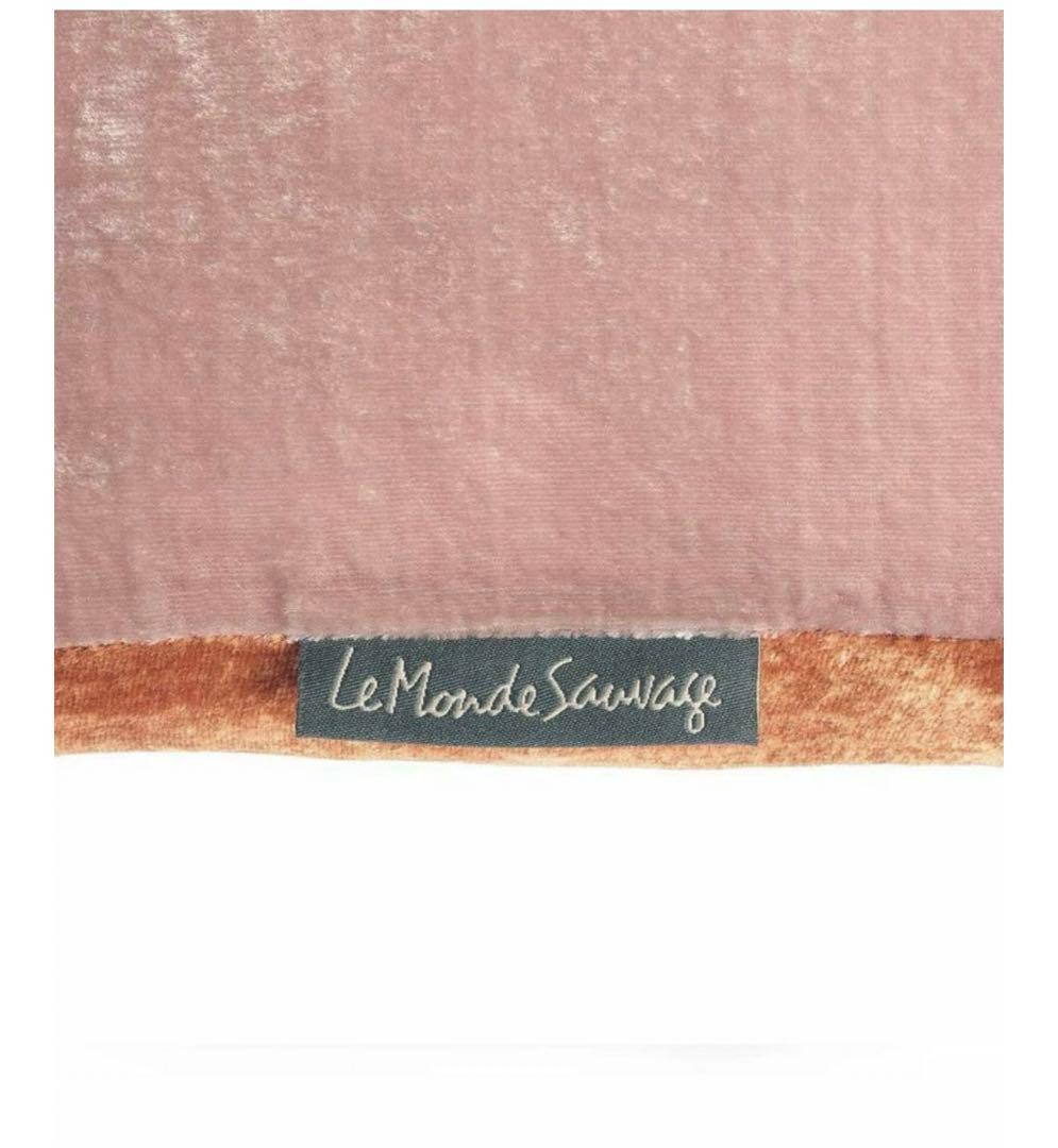 Beatrice LAVAL シルクベロアクッション45×44 エレバンピンク