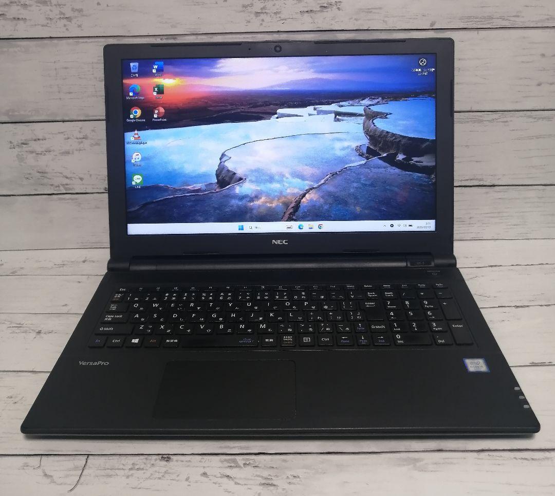 Windows11 NEC ノートパソコン 本体 カメラ オフィス付き