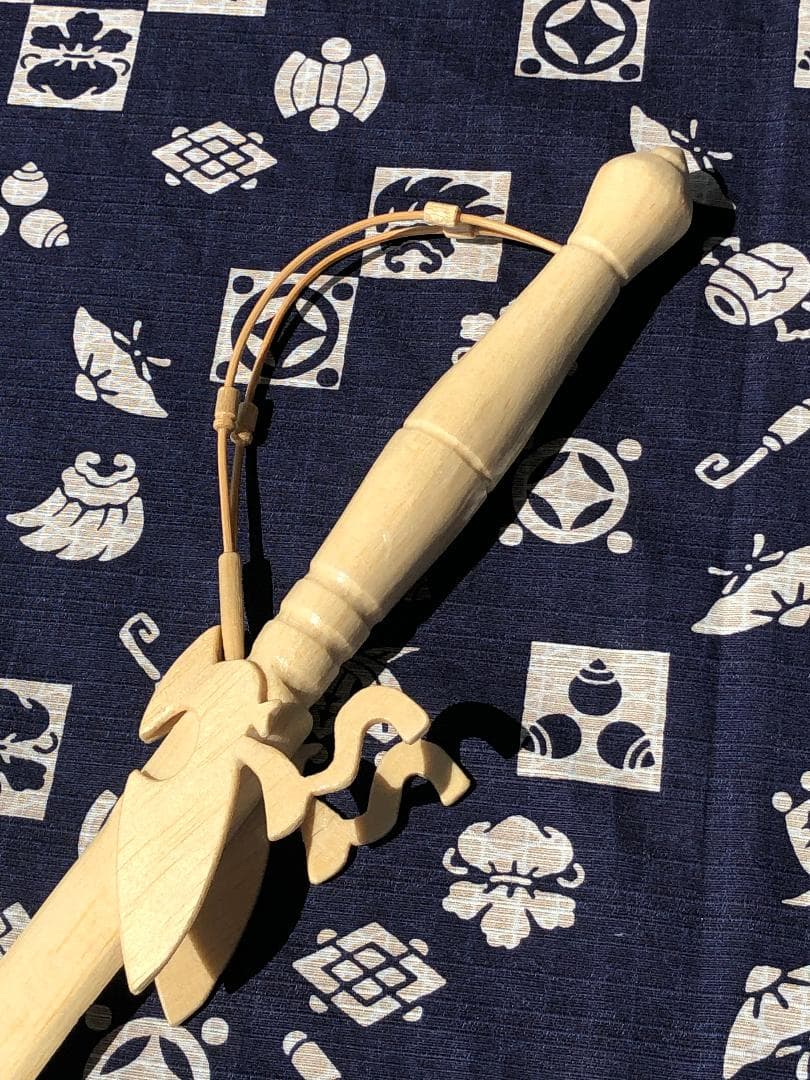ハンドメイド 木製 はやぶさの剣