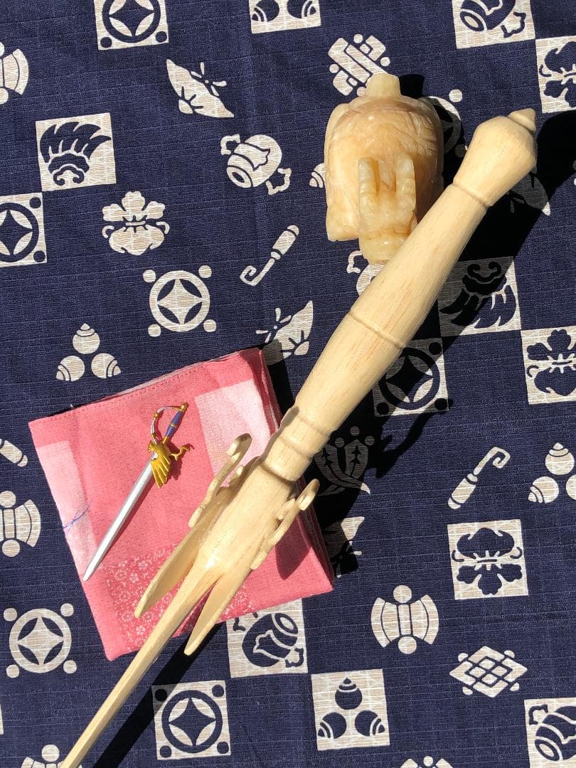 ハンドメイド 木製 はやぶさの剣
