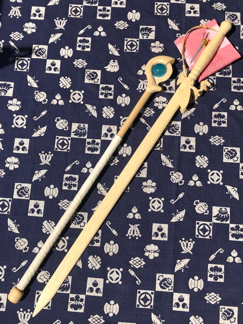 ハンドメイド 木製 はやぶさの剣