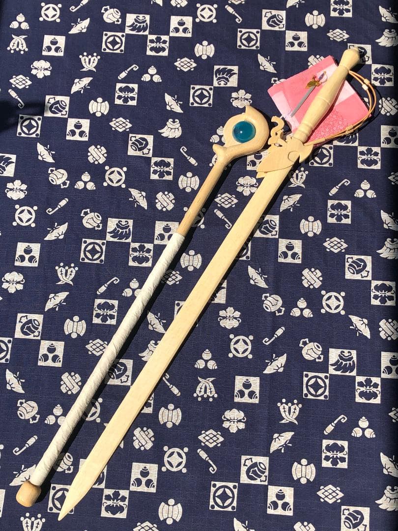 ハンドメイド 木製 はやぶさの剣