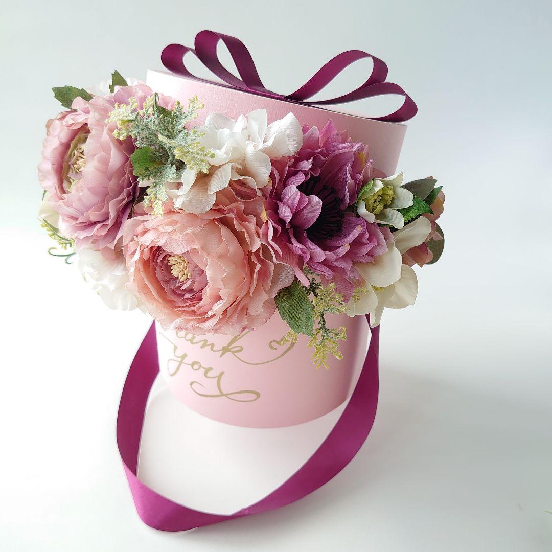 フラワーボックス　フラワーアレンジメント　ボックスフラワー　母の日　プレゼント