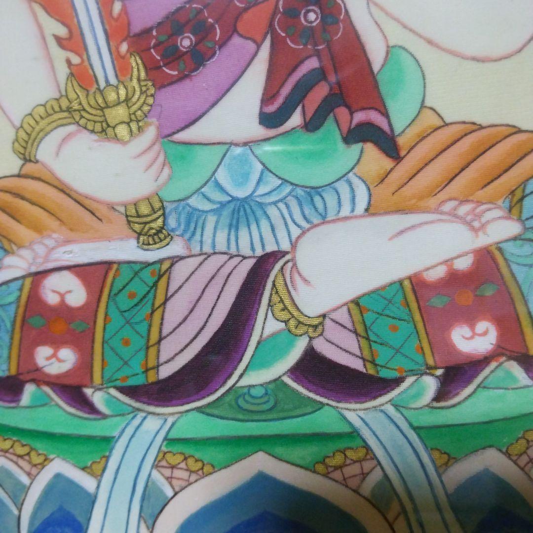 観音菩薩の仏教画（フレーム付き）
