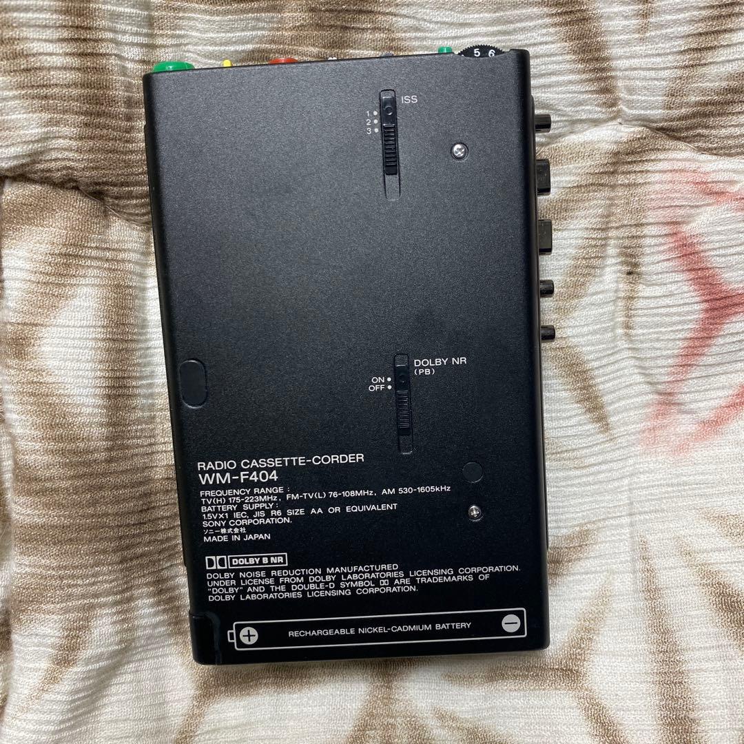 SONY WM-F404 カセットプレーヤー