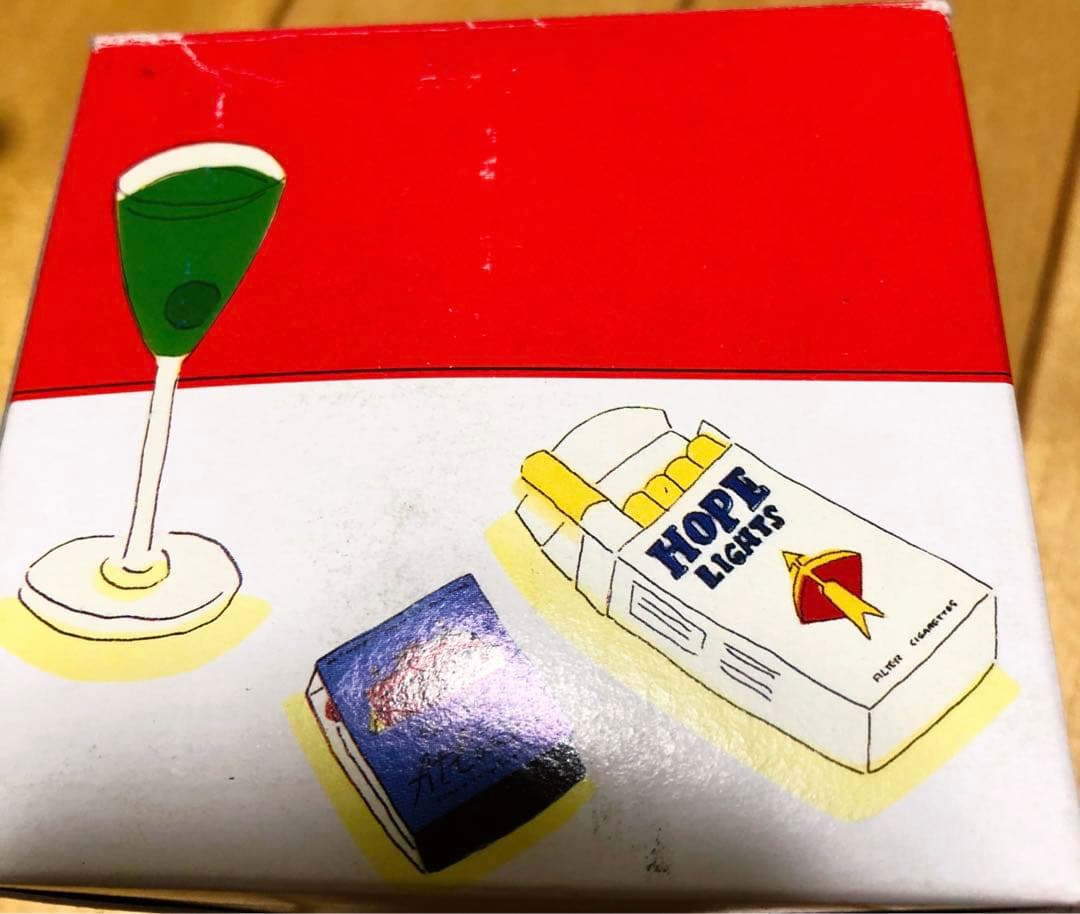 ［レア物］安西水丸デザイン　マグカップ　日本たばこ「ホープ・ライト」キャンペーン