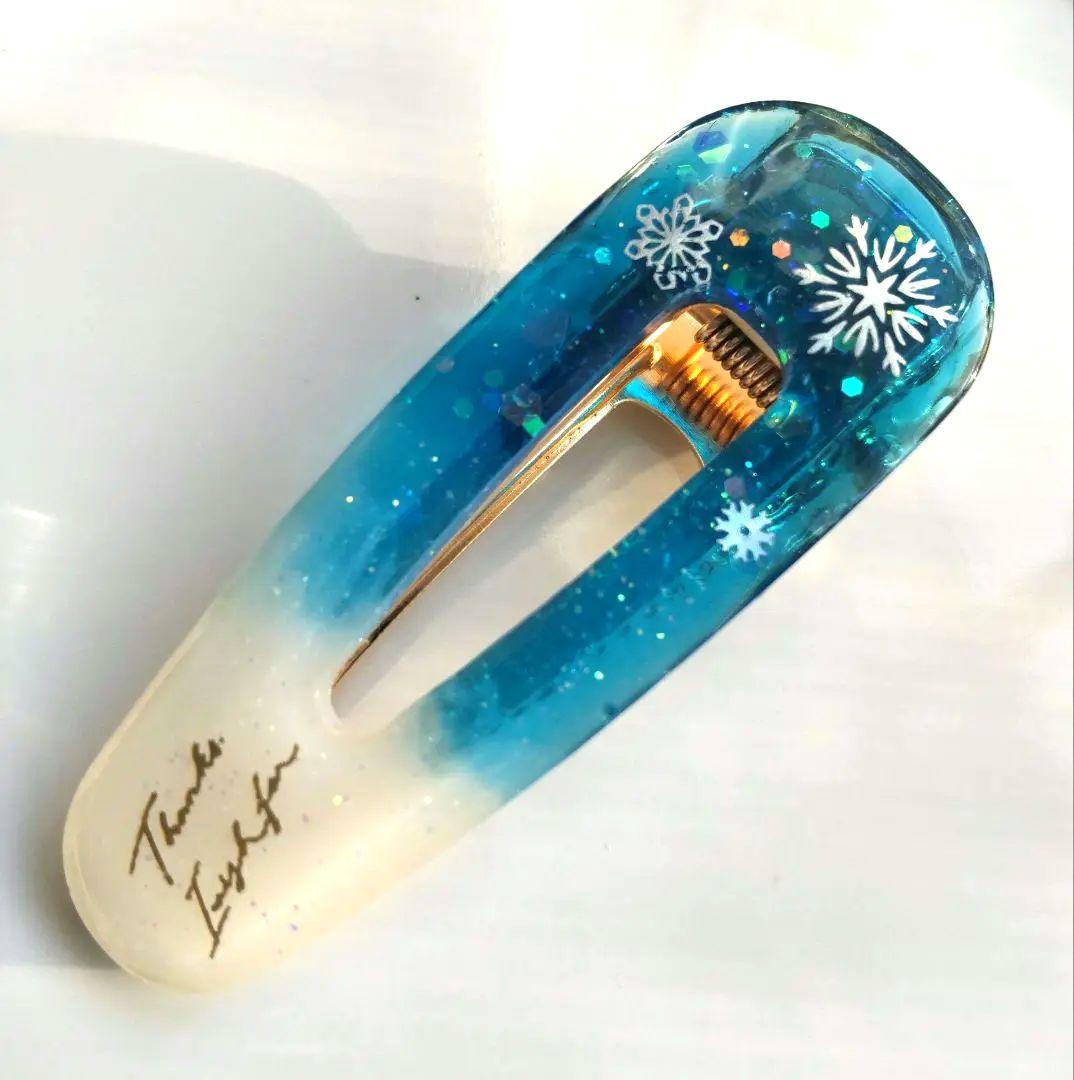 ヘアクリップ♡雪の結晶
