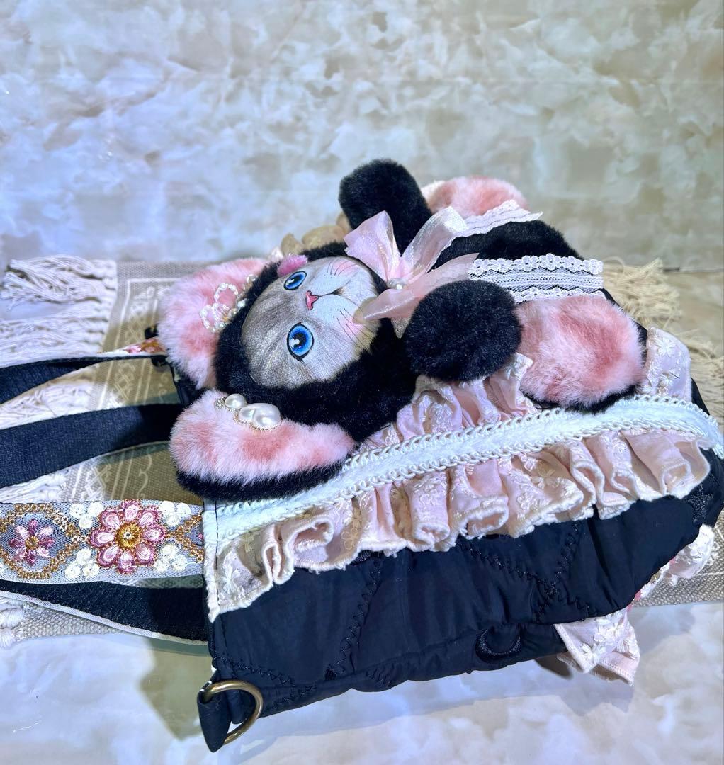 コヤンイサムチョン　コロンと可愛いバッグ　Lサイズルミちゃん　刺繍キルト