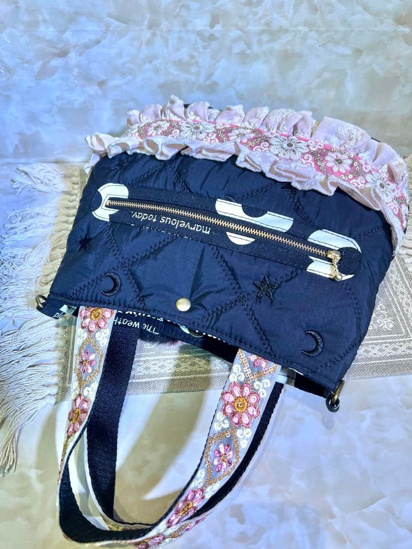 コヤンイサムチョン　コロンと可愛いバッグ　Lサイズルミちゃん　刺繍キルト