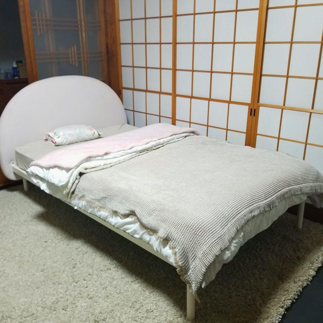 Francfranc フランフラン　セミダブルベッド　マットレス付