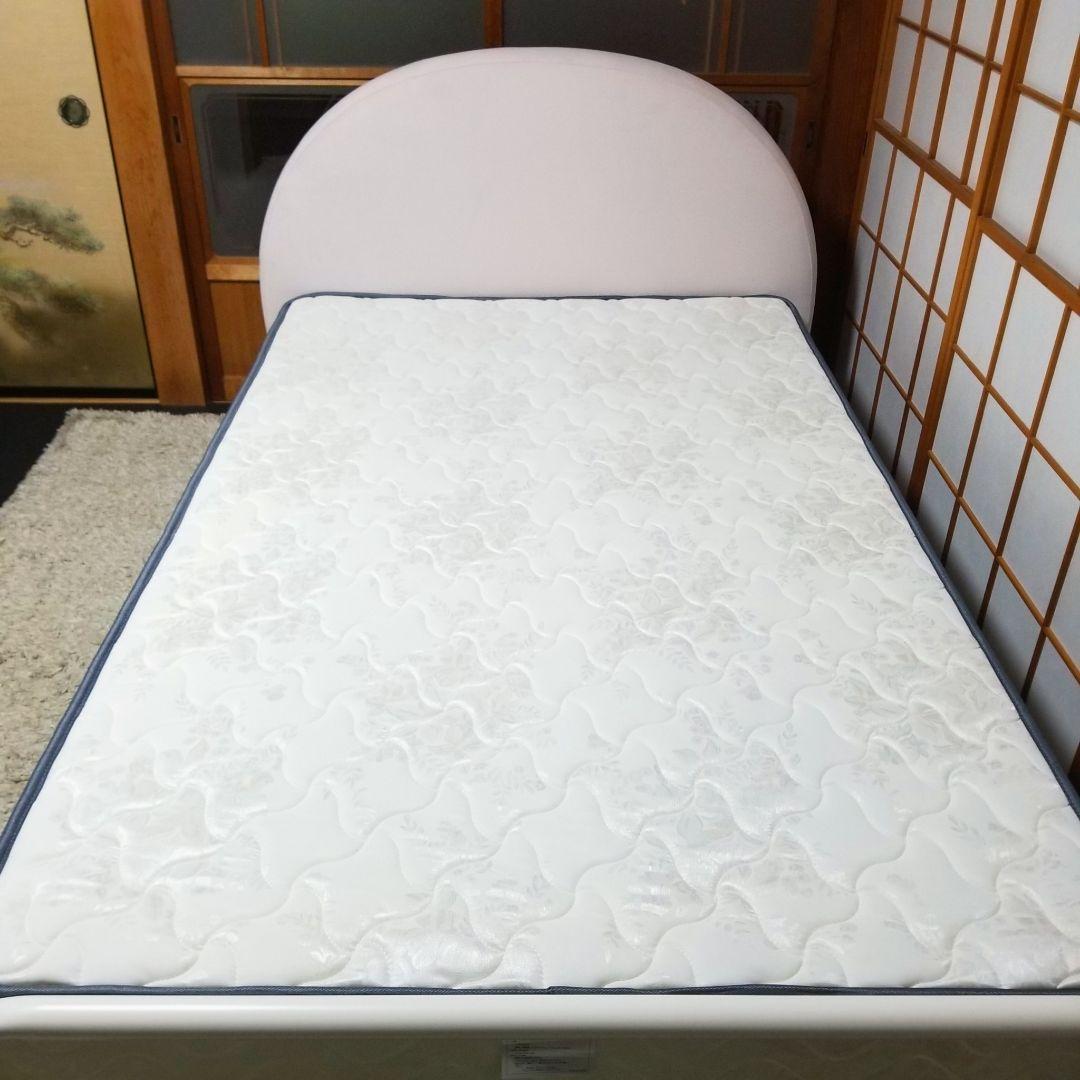 Francfranc フランフラン　セミダブルベッド　マットレス付