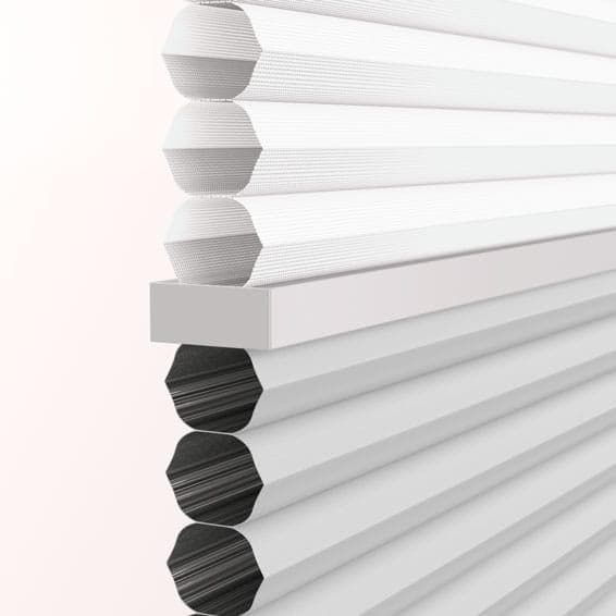 未使用　ハニカムシェード　シアーホワイトグレー　123.5×117