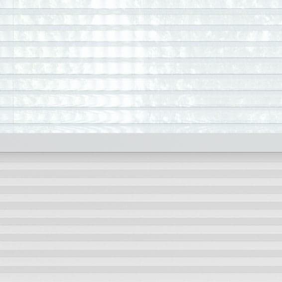 未使用　ハニカムシェード　シアーホワイトグレー　123.5×117