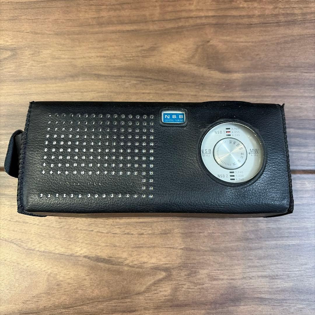 昭和レトロ　NATIONAL PANASONIC短波ラジオ ブラック