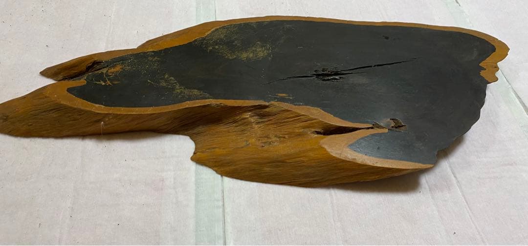 柿の木の一枚板