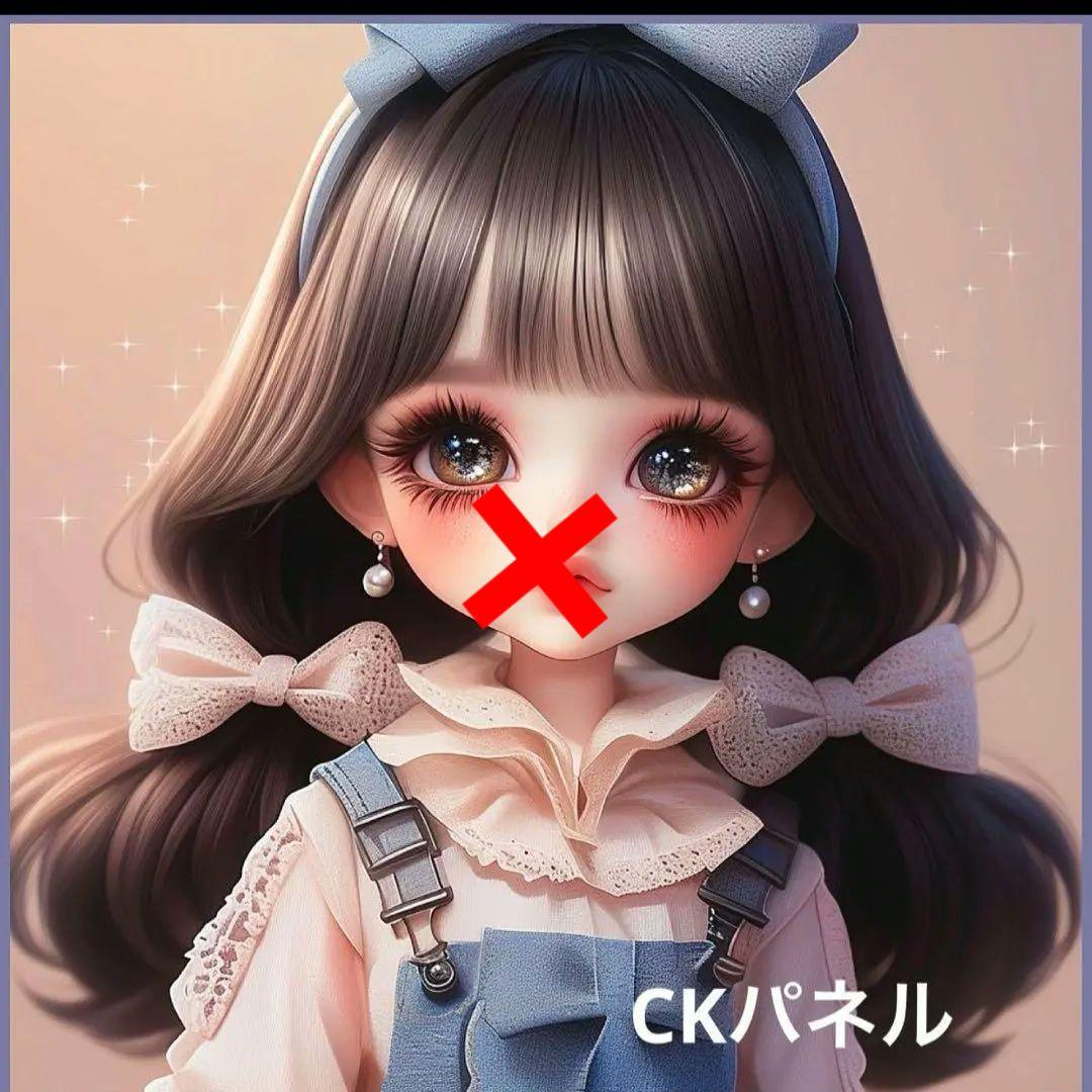 激レア可愛い女の子パネル生地　ハンドメイド