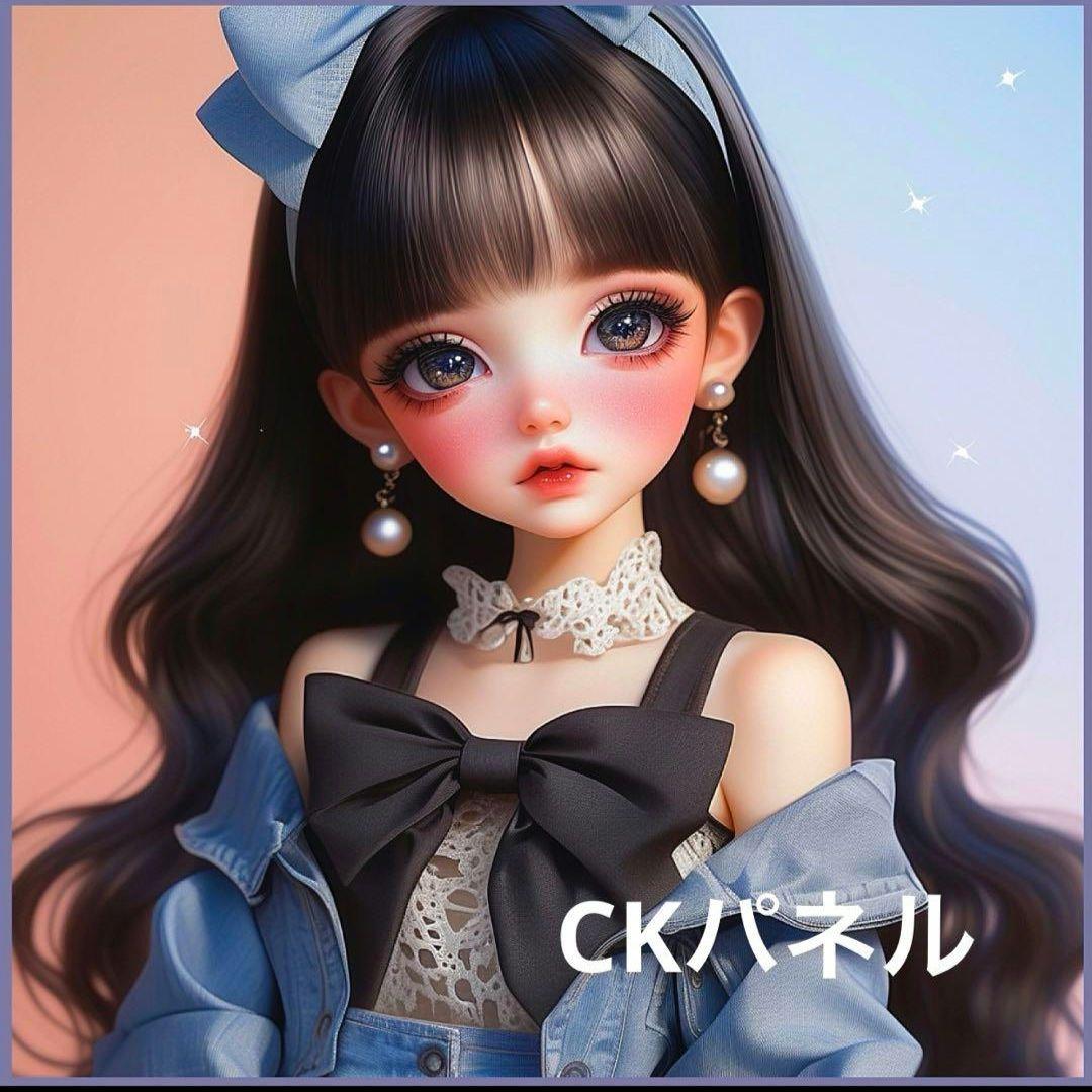 激レア可愛い女の子パネル生地　ハンドメイド