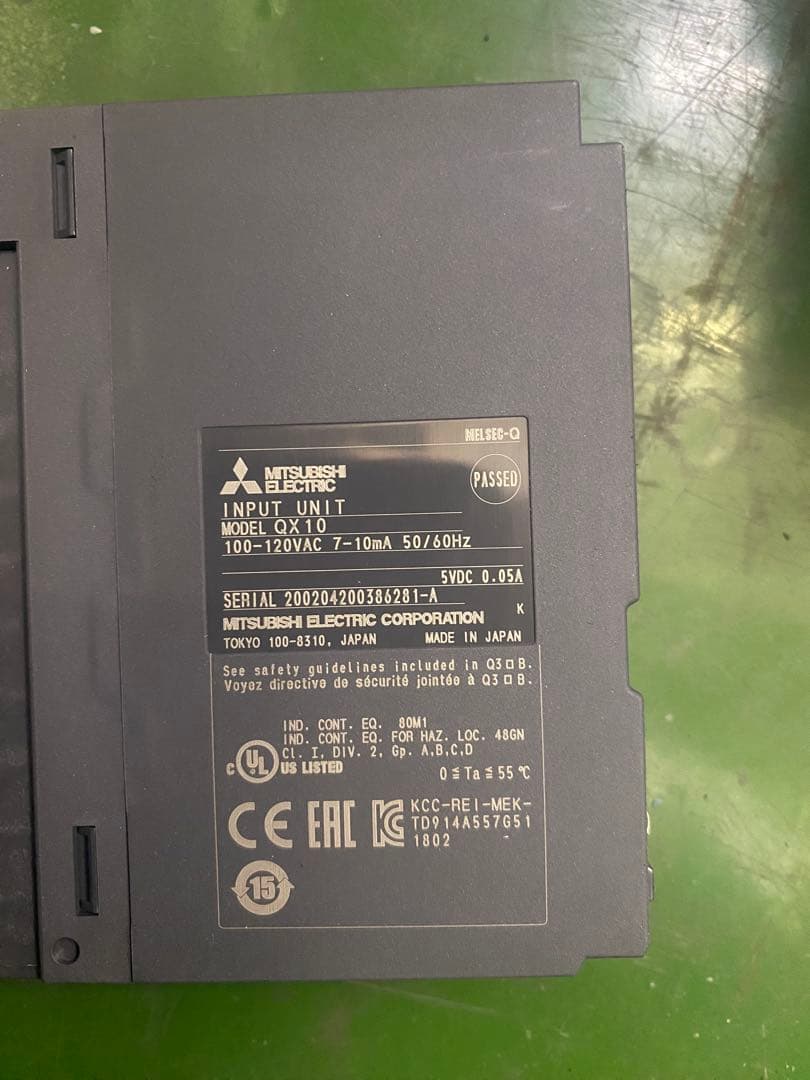 三菱電機　QX10 入力ユニット　PLC 4個