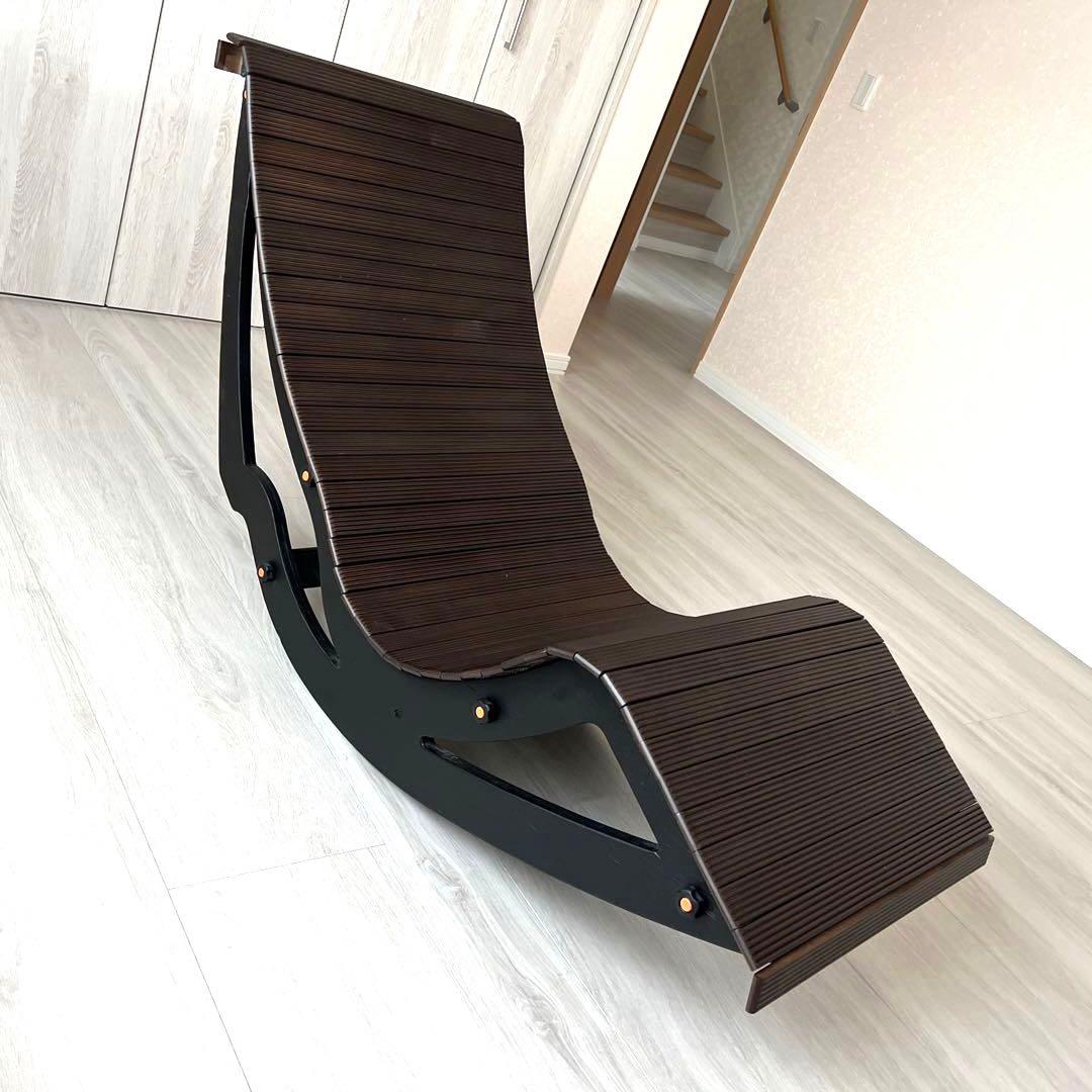 最終値下げ！リクライニングチェア　木　ゆらゆら　オートクチュール　特注品