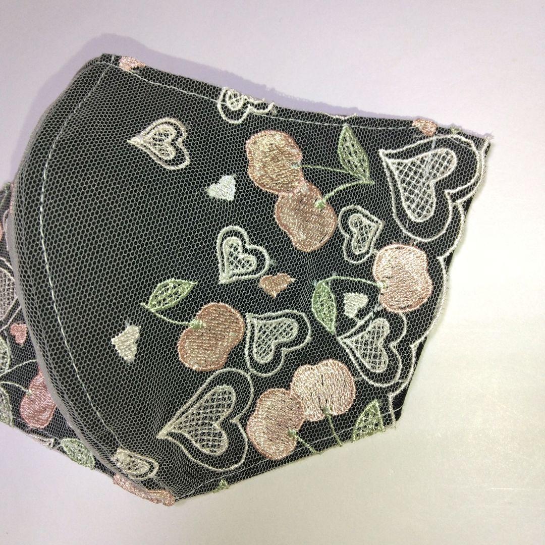 シシベラ風オシャレなインナーマスク(628)高島ちぢみモカ