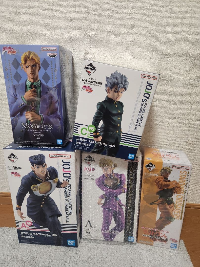 ジョジョの奇妙な冒険 一番くじ　ラストワン賞DIO　ジョルノ　東方仗助　広瀬康一