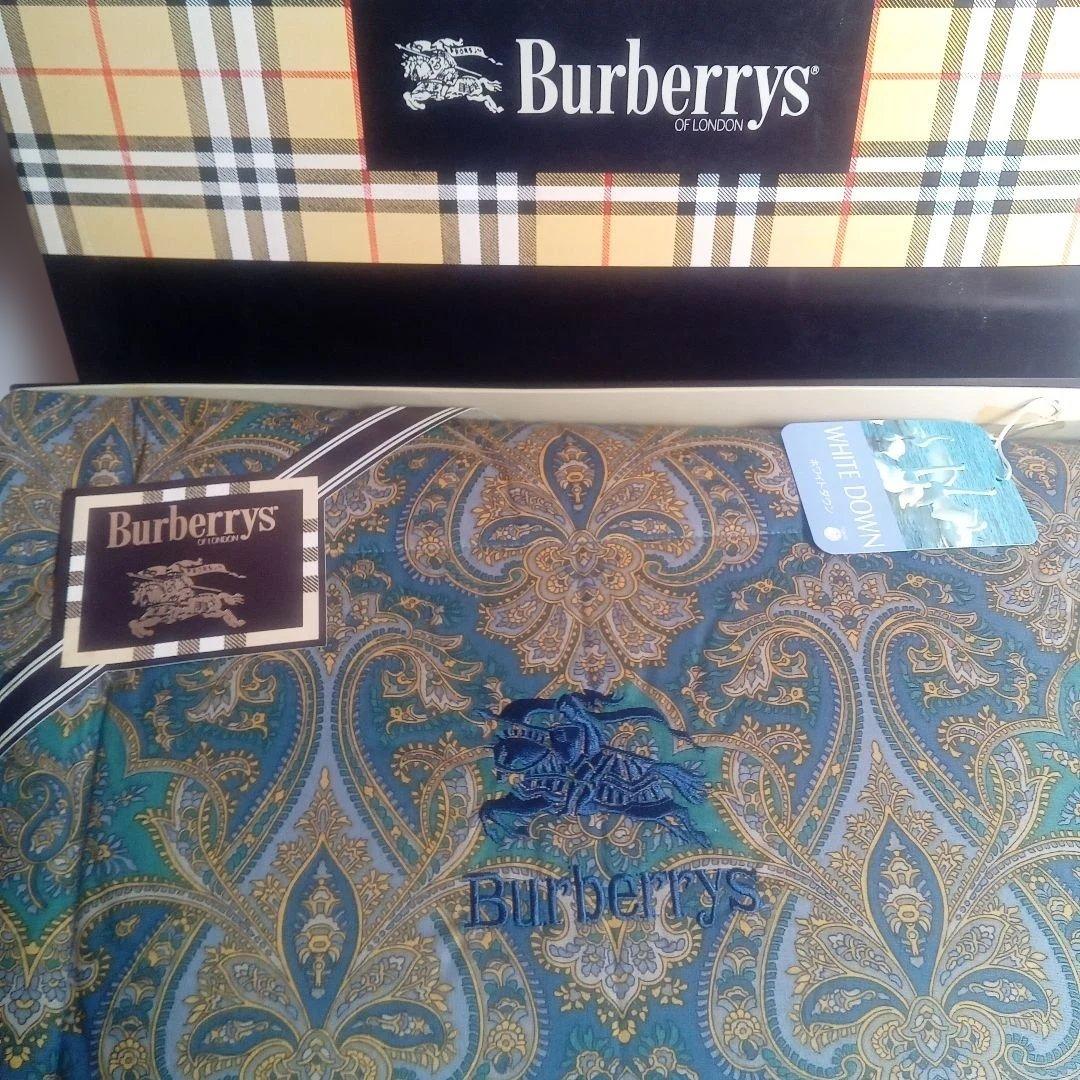 未使用品　Burberrys ダウンケット 羽毛肌掛けふとん150x200cm