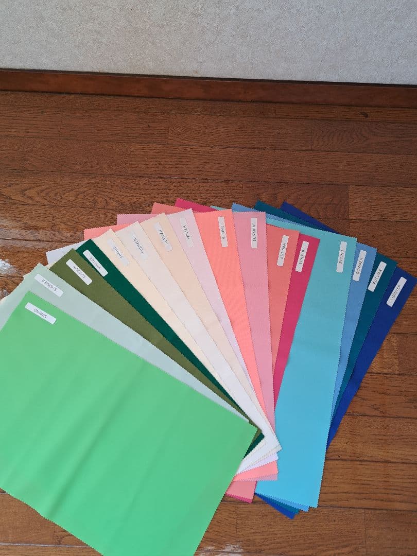 パーソナルカラードレープ152枚+ケープ2枚