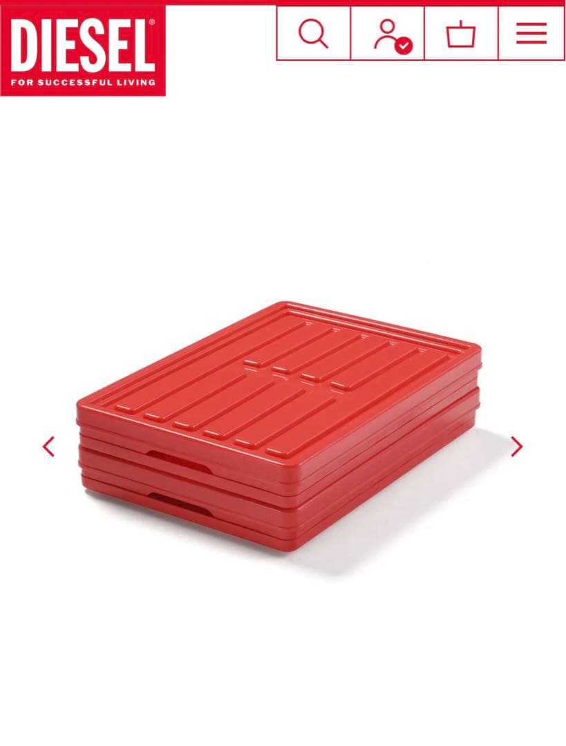 DIESEL コンテナボックスセット (レッド)