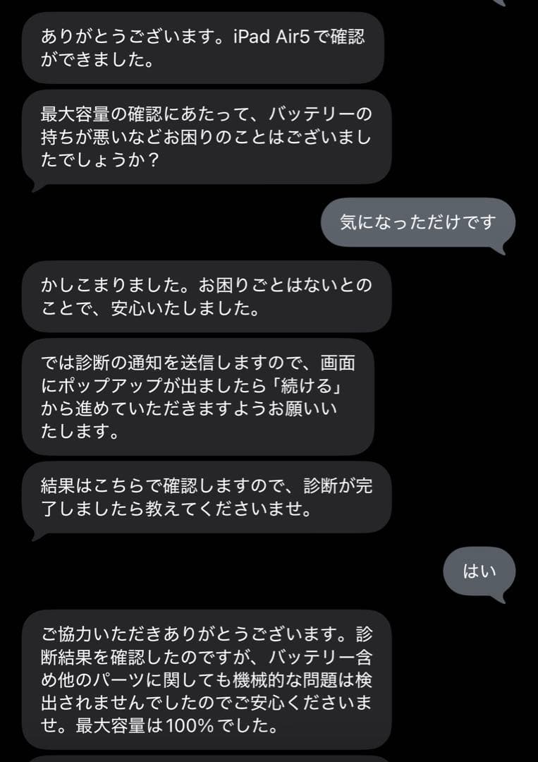 Apple iPad Air 第五世代　256GB バッテリー100%