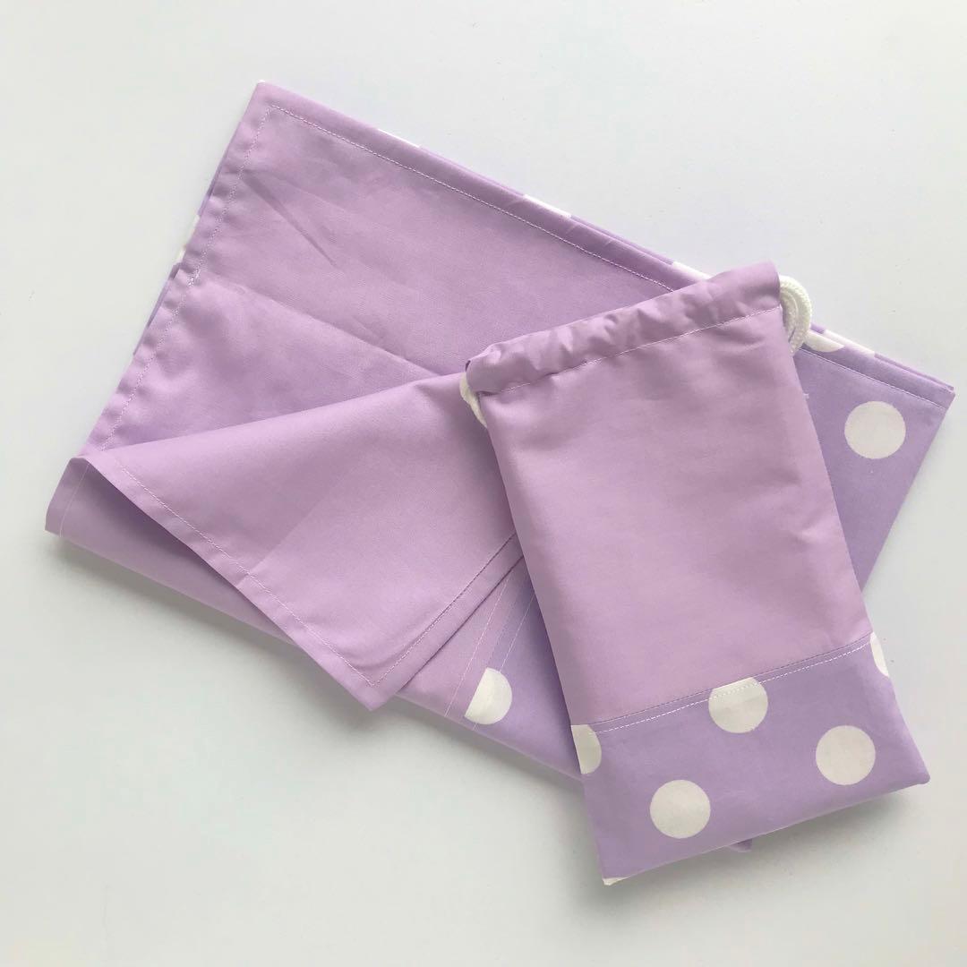 ※77mm様　確認用　ランチョンマット　40×60 巾着袋