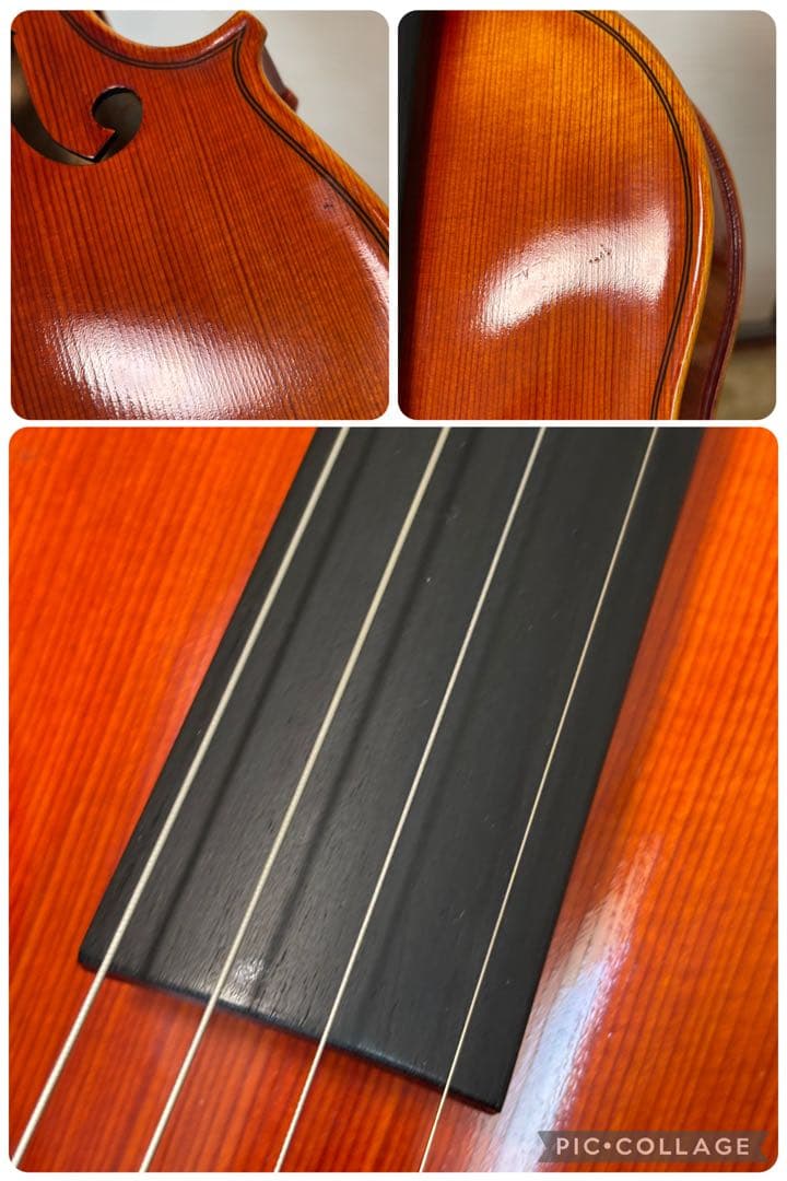 【弦張り替え済み】スズキ　バイオリン　No.520 3/4 1990年　虎杢