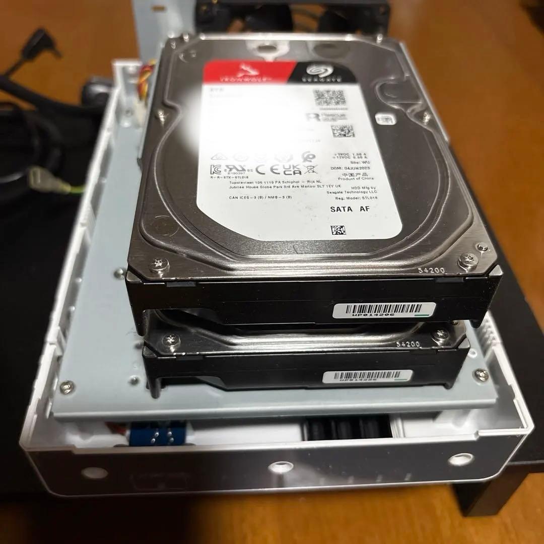で*ー様 Synology DS223j NAS IronWolf HDD 8T