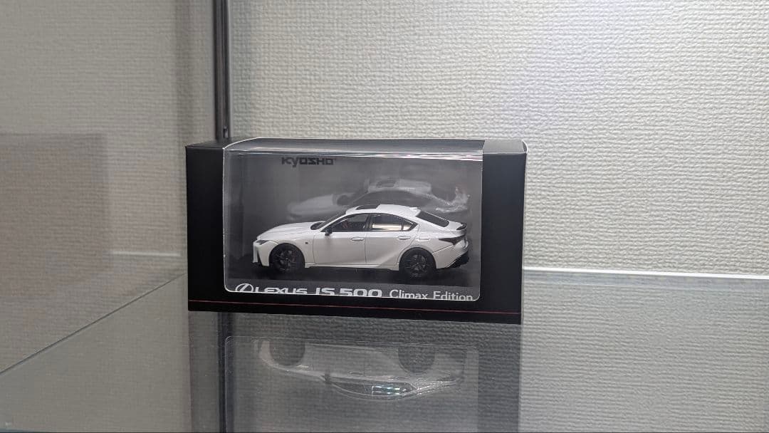 京商1/43LEXUS IS500 F SPORT Climax (ホワイト)