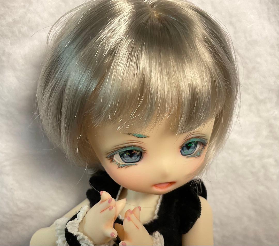 ◆キラルっ子◆imomodoll1/6 ヘッド＋アイ 奶霜色(セミホワイト）海兎