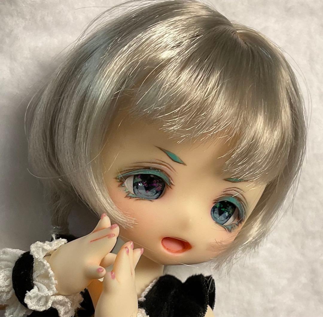 ◆キラルっ子◆imomodoll1/6 ヘッド＋アイ 奶霜色(セミホワイト）海兎