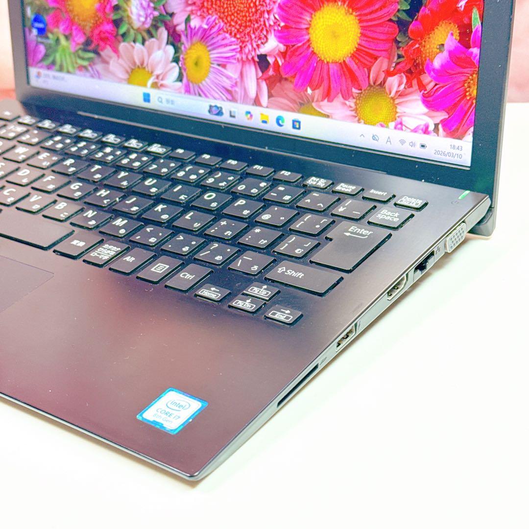 緊急入荷❤️爆速SSD corei7 8世代❤️16GB✨ノートパソコン✨win11