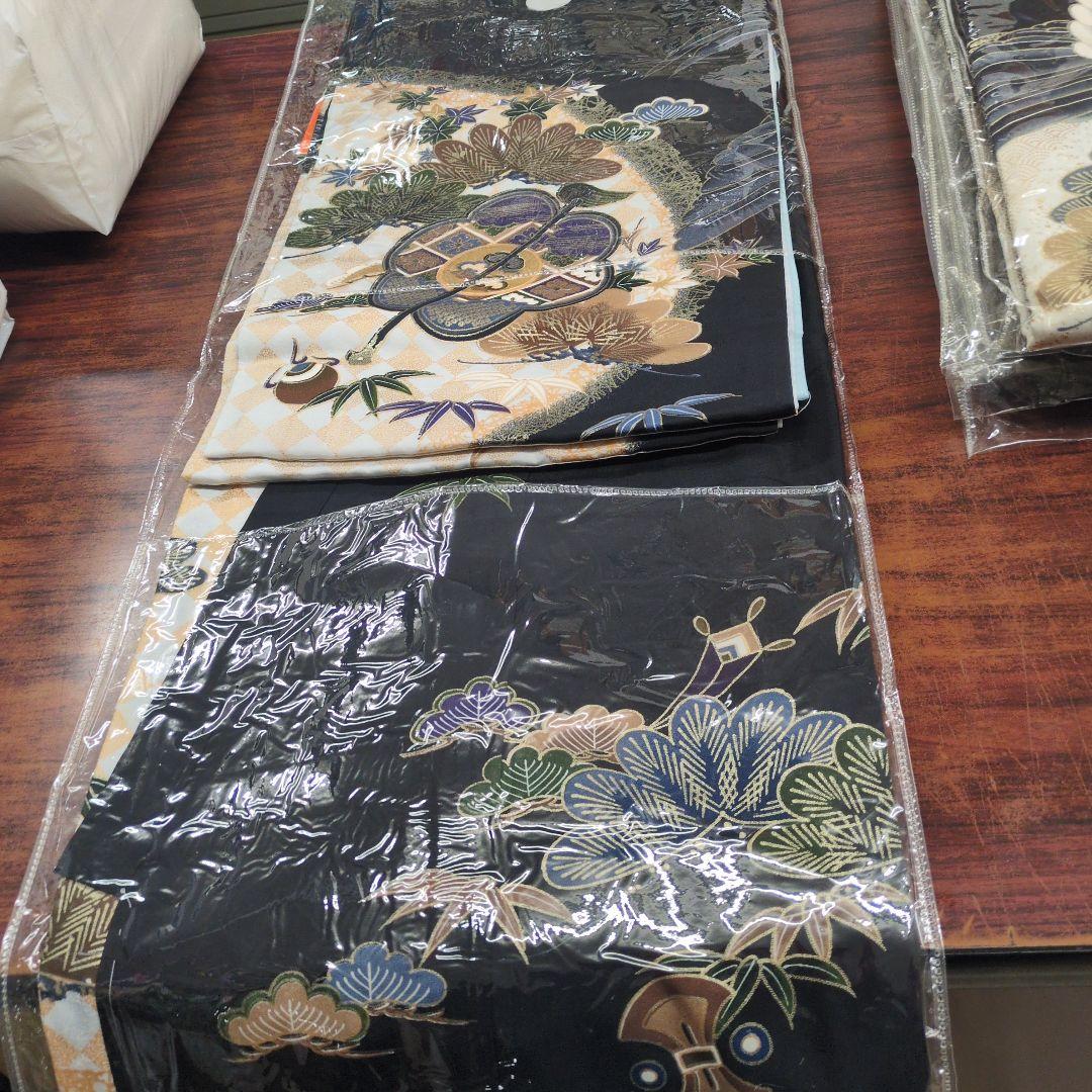 七五三男の子熨斗目着物未使用訳あり