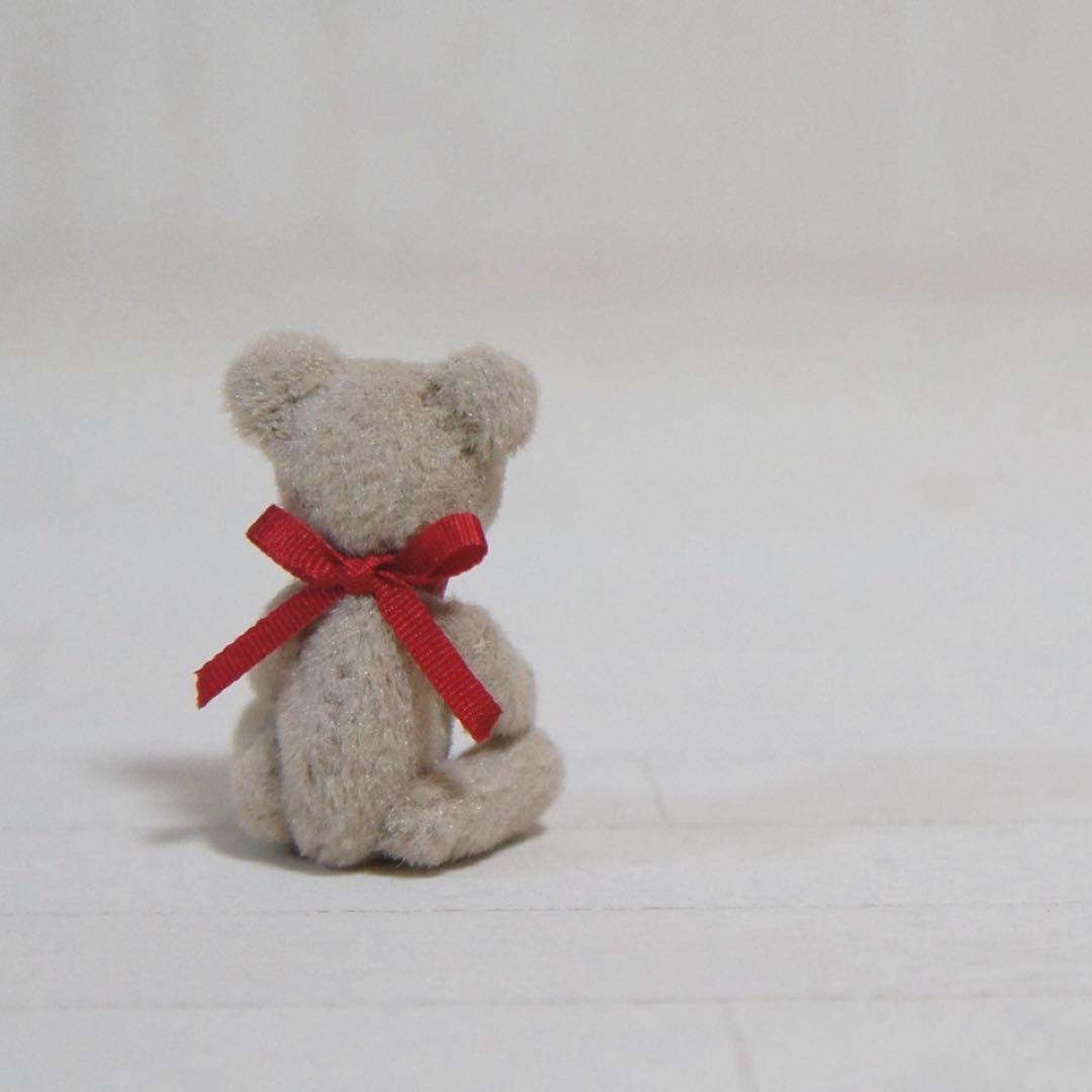 3.5cm ミニミニクマちゃん (グレージュ)