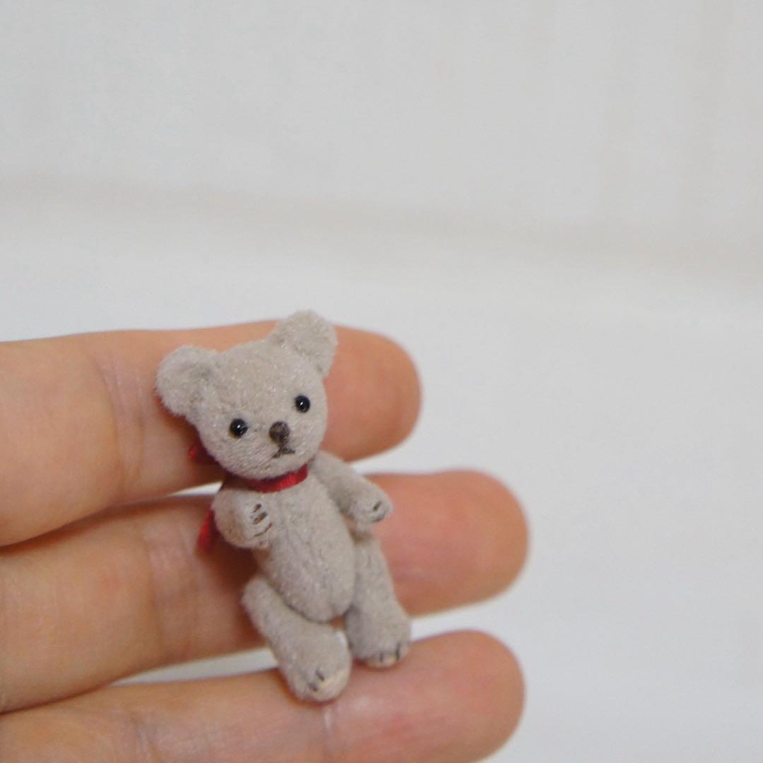 3.5cm ミニミニクマちゃん (グレージュ)