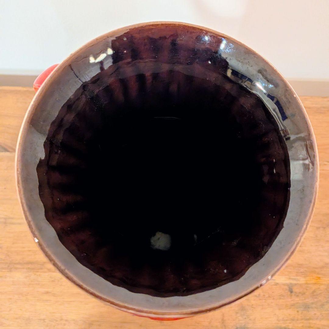 西ドイツ陶器　Fat Lava　ミッドセンチュリー　花器