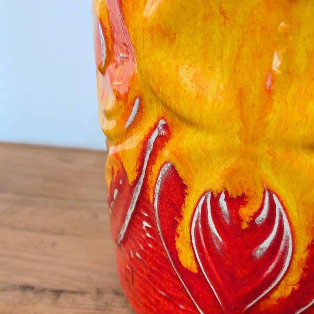 西ドイツ陶器　Fat Lava　ミッドセンチュリー　花器