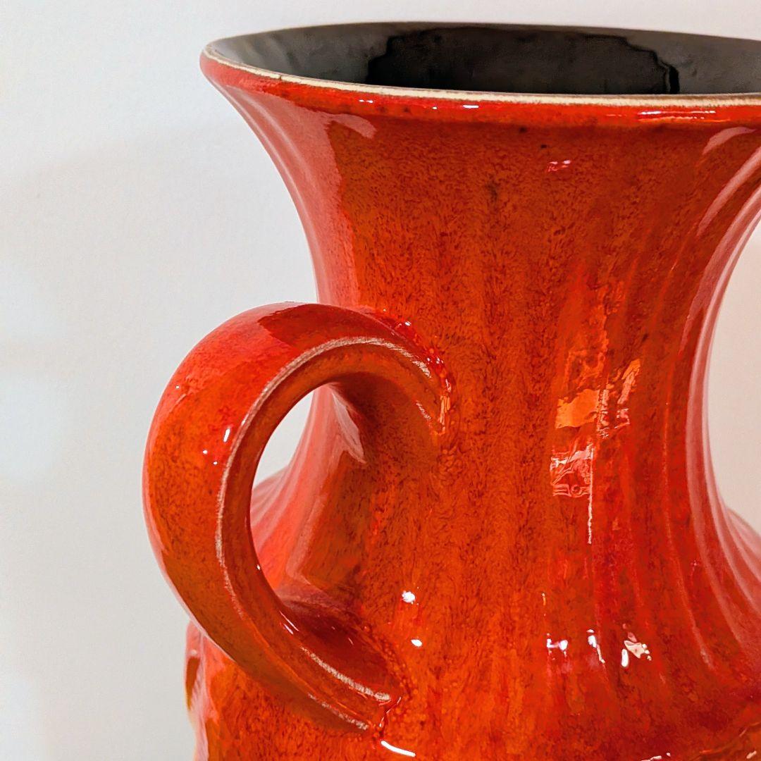 西ドイツ陶器　Fat Lava　ミッドセンチュリー　花器