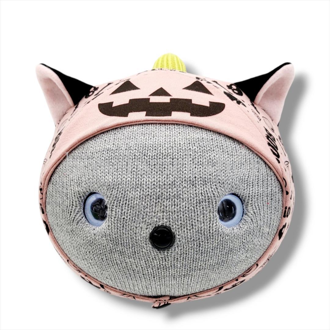 NICOBO（ニコボ）の服ハンドメイド  ハロウィン総柄プリント服 （猫耳付き）