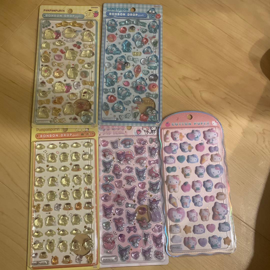 ボンボンドロップシール国内正規品、うるちゅる、コットンパフィー