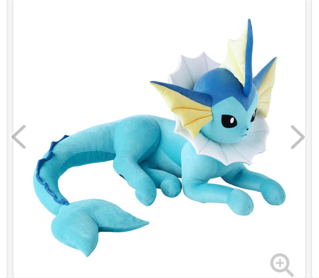 ポケモンセンター限定　シャワーズ　等身大ぬいぐるみ　ブイズ　寝そべり