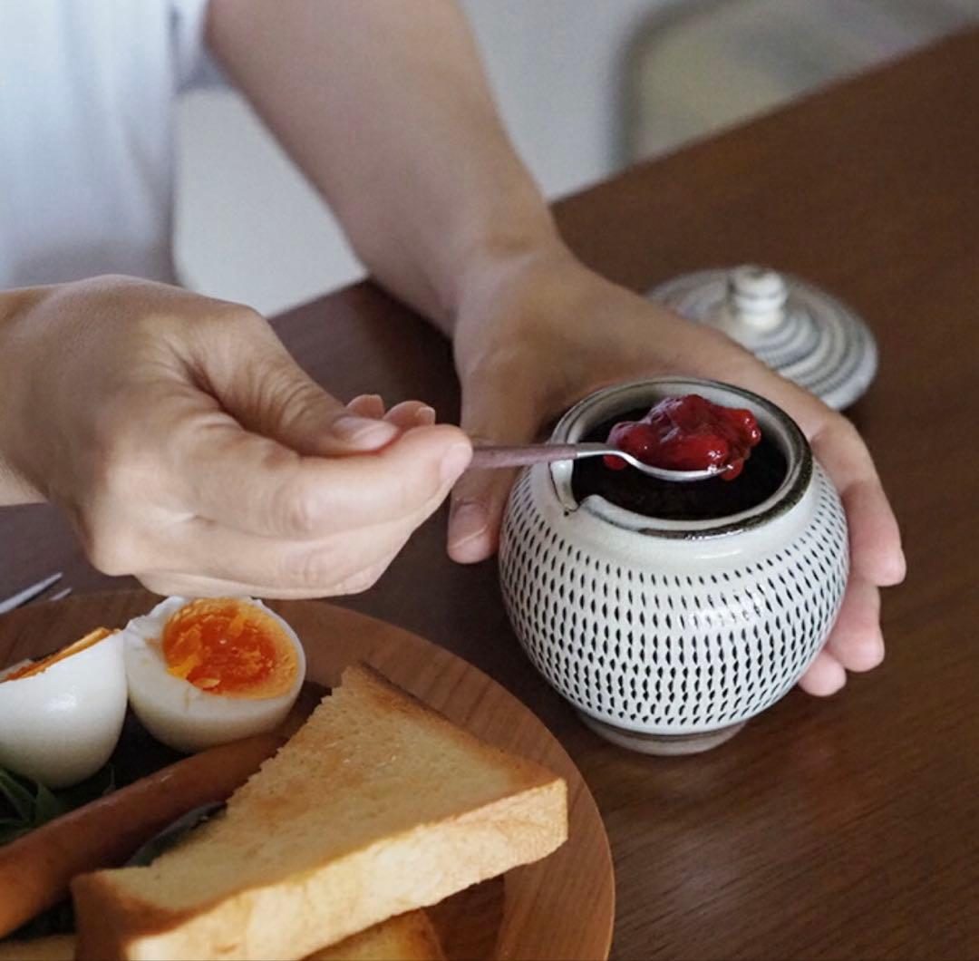 【新品未使用】小鹿田焼　1合薬味壺セット