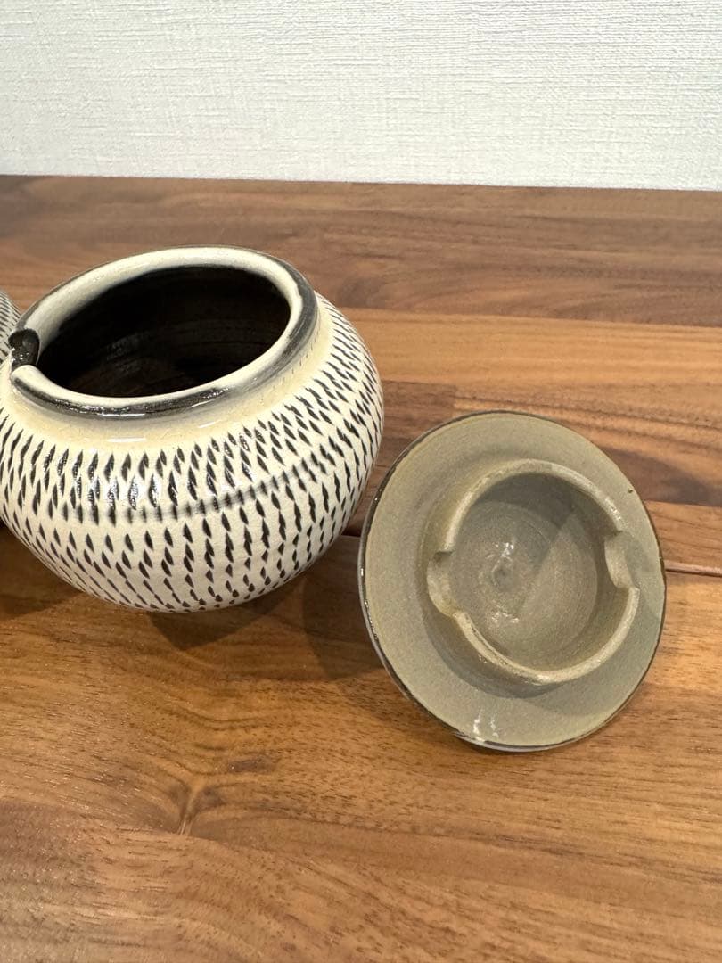 【新品未使用】小鹿田焼　1合薬味壺セット