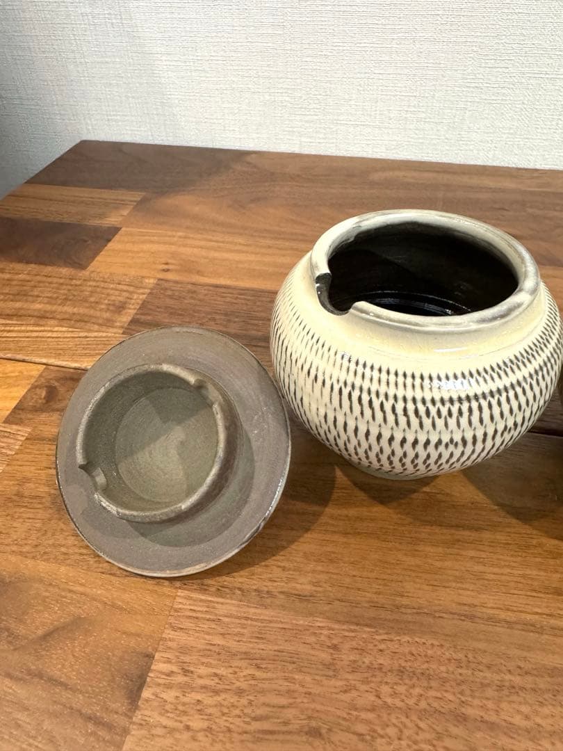 【新品未使用】小鹿田焼　1合薬味壺セット
